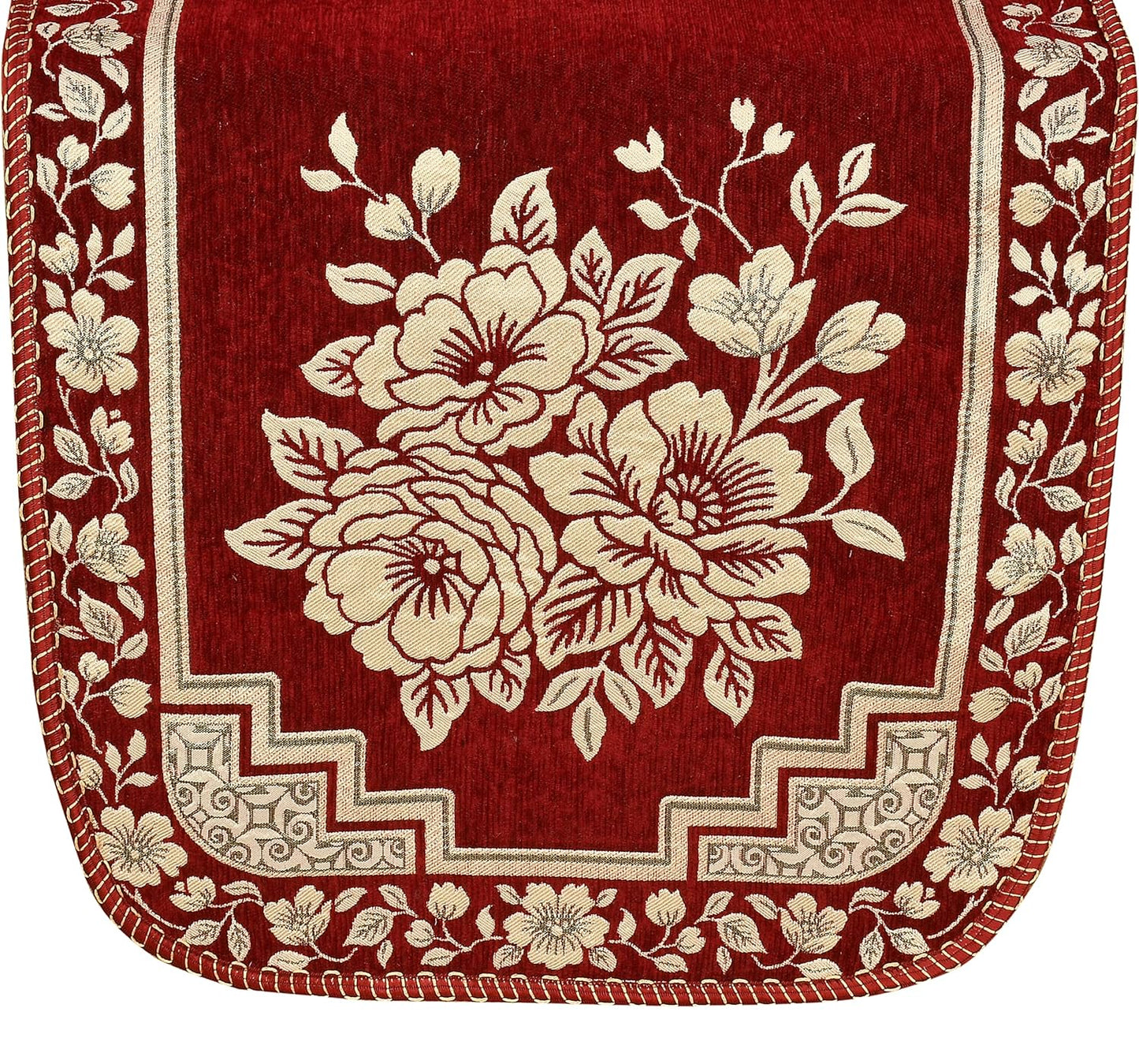 Dazzling DECOR Velvet Sofa Cover 3 Seater and 2 Seater - Premium Sofa Cover 5 Seater Full Cover Set for Couch- Heavy Fabric Sofa Seat Cover Slip Protector, 2702_Maroon