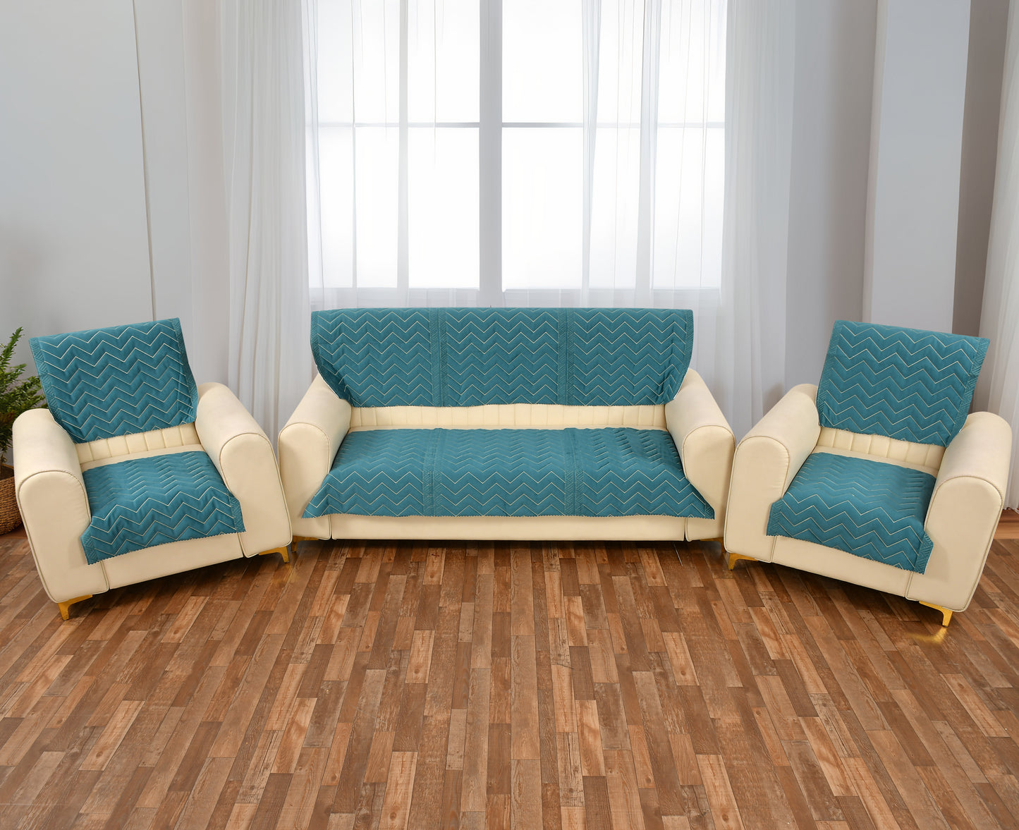 Zigzag sky sofa cover
