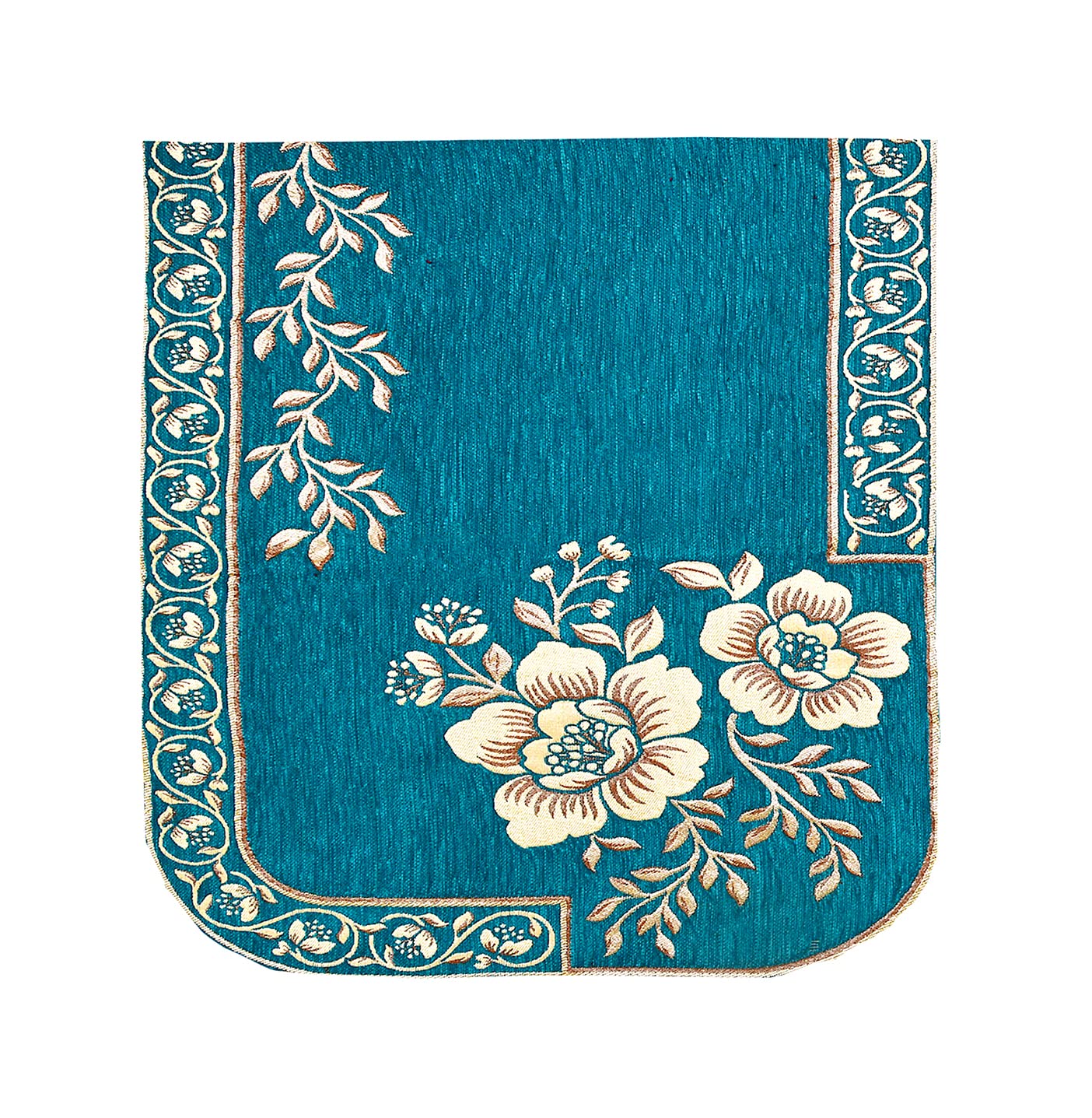 Dazzling DECOR Velvet Sofa Cover 3 Seater and 2 Seater - Premium Sofa Cover 5 Seater Full Cover Set for Couch- Heavy Fabric Sofa Seat Cover Slip Protector, 201_Aqua