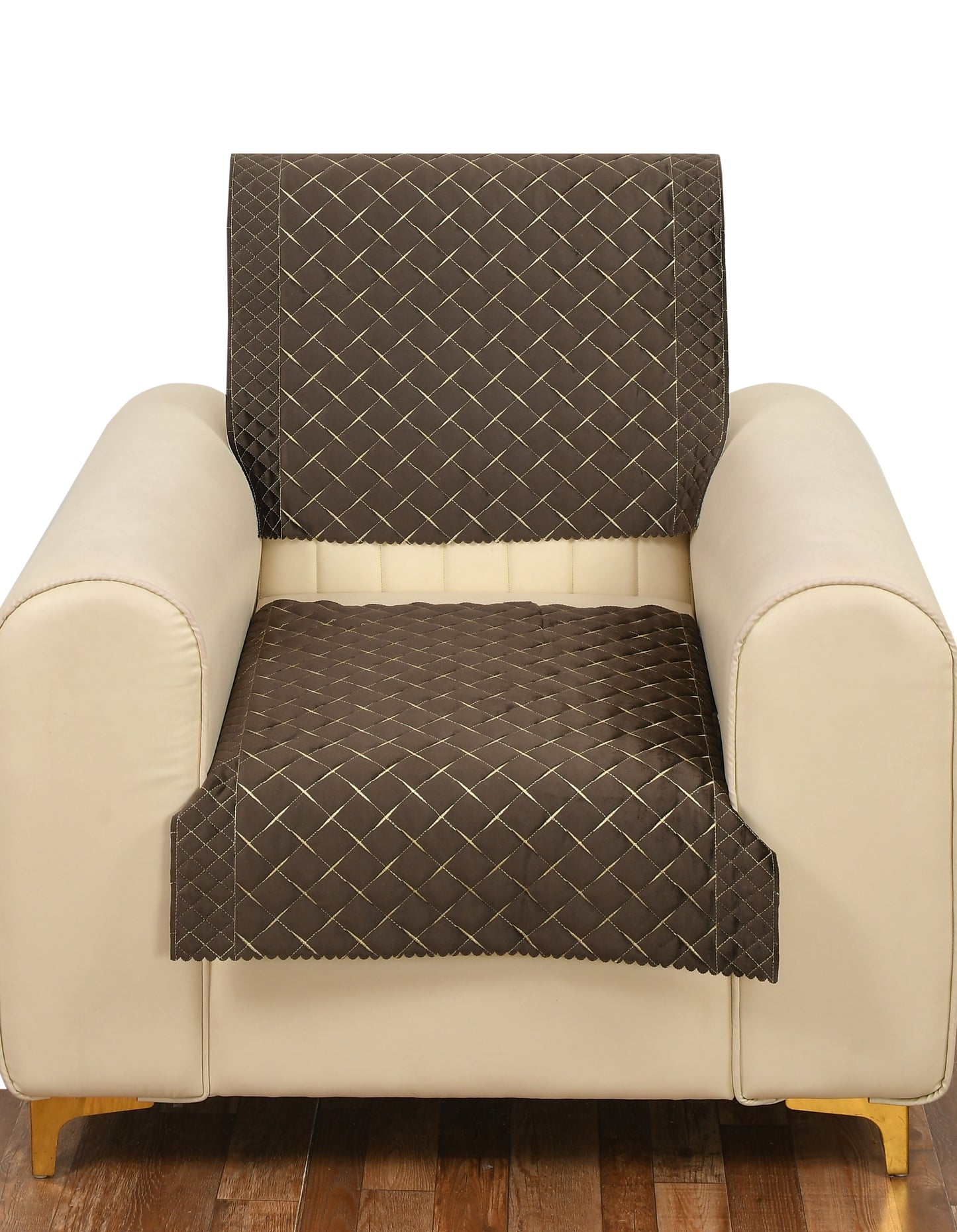 Crosscheck Coffee Sofa cover