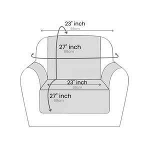 Crosscheck Grey Sofa Cover